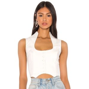 NWT Superdown Frasier Top in white